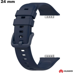 Bracelet Bleu Silicone 24mm de montre intelligente Huawei