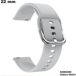 Bracelet montre intelligente Gris Samsung Silicone 22 mm
