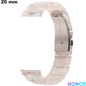 Bracciale per orologio Resina 20 mm Honor Bianco / Spedizione Gratuita