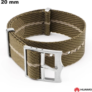 Vendita Bracciale in Tessuto 20mm Huawei per smartwatch Verde NATO Vendita Bracciale in Tessuto 20mm Huawei per smartwatch Verde NATO