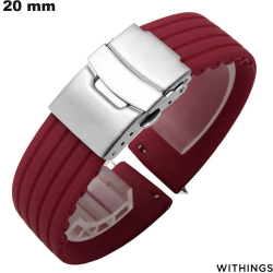 Bracciale 20 mm Silicone Rosso Withings per smartwatch