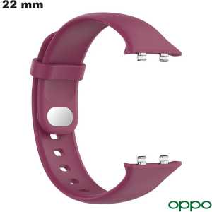 Armband 22mm Oppo Paarse Rubber / Verzendkosten 3,99€