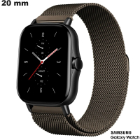 Bracciale Samsung maglia milanese Marrone Acciaio inossidabile di qualità
