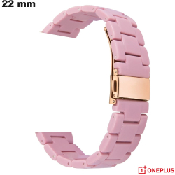 Bracciale OnePlus Resina 22 mm Rosa orologio connesso