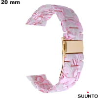Bracciale Rosa 20 mm Suunto orologio Resina ● Spedizione Veloce