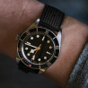 Bracelet Caoutchouc Fossil Noir 18 mm montre Souple de qualité