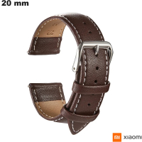 Vendita Bracciale Marrone 20 mm in Vera Pelle per smartwatch Xiaomi