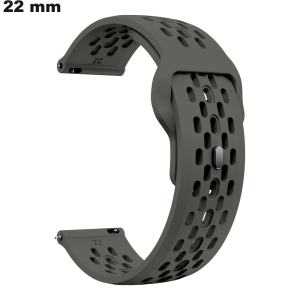 Pulsera reloj Silicona 22 mm Gris - Envío Gratis