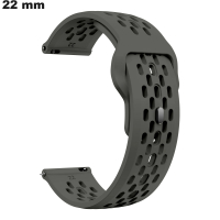 Pulsera reloj Silicona 22 mm Gris - Envío Gratis