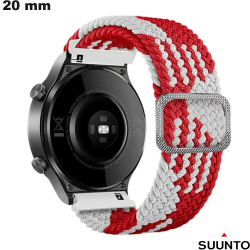 Bracelet 20 mm Suunto Nylon Rouge montre (3 Fitness, 3)