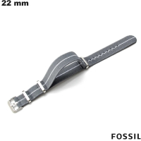Bracciale Grigio Tessuto 22mm Fossil per orologio ● Port a 3,99€