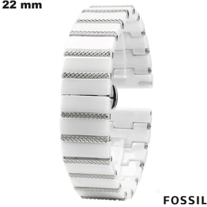 Armband Keramik Fossil Weiß Uhr 22mm / Versand in 24h