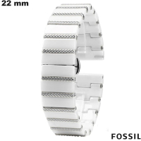 Armband Keramik Fossil Weiß Uhr 22mm / Versand in 24h