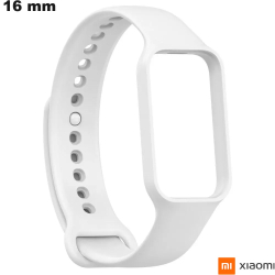 Armband 16mm Wit Rubber Fitnesshorloge Xiaomi
