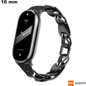 Bracciale orologio Nero 16 mm Acciaio Inossidabile Xiaomi economico