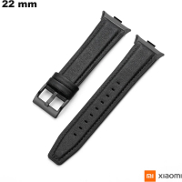 Koop Siliconen Armband 22mm Zwart voor Xiaomi Smartwatch
