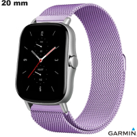 Bracelet Acier Inox Violet Finesse de montre Garmin pas cher