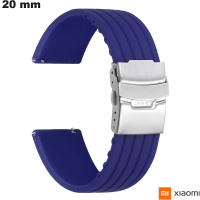 Blauwe Xiaomi slimme horloge armband van goedkopie silicone