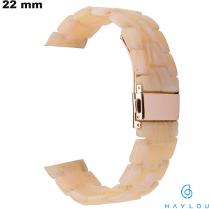 Bracelet Jaune smartwatch 22mm Résine Haylou # Port Gratuit