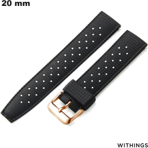 Acquista Bracciale in Caucciù smartwatch Withings Nero Resistente
