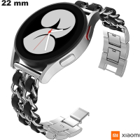 Koop 22mm Xiaomi Zilveren slimme horloge armband