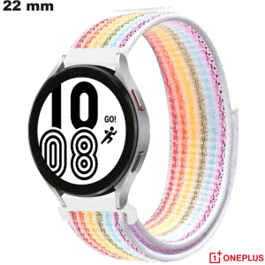 Bracciale 22 mm per smartwatch in tessuto multicolore di qualità OnePlus
