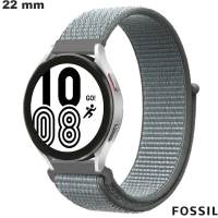 Bracciale in tessuto per orologio Fossil Grigio 22 mm ● Spese di spedizione 3,99€