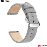 Armband Echtes Leder Grau Huawei Uhr 18mm von hoher Qualität