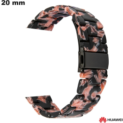 Bracelet Résine Huawei 20mm Noir de montre connectée