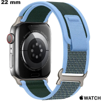 Armband Stoffen Apple Watch 22mm Sport Rugby van hoge kwaliteit