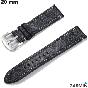 Pulsera de reloj inteligente de cuero auténtico 20 Garmin de calidad