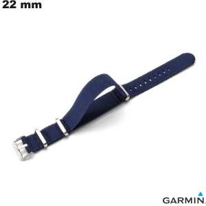 Venda de Pulseira de Nylon para relógio conectado Azul 22mm Garmin