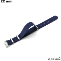Vente de Bracelet de Nylon para reloj conectado Azul 22mm Garmin