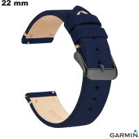 Venta de pulsera vintage para reloj inteligente de 22 mm de cuero Garmin