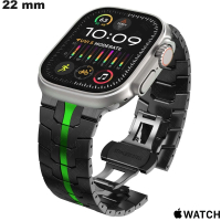 Verkoop Zwarte Armband voor Apple Watch 22 mm slimme horloge