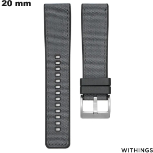 Bracelete 20mm Cinza de silicone de reposição para relógio Withings barato