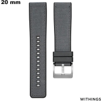 Bracelete 20mm Cinza de silicone de reposição para relógio Withings barato