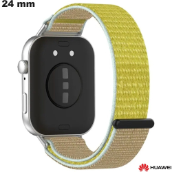 Bracelet Tissu Jaune montre intelligente 24 mm Huawei