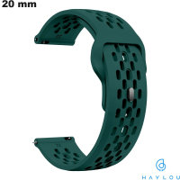 Comprar Pulseira Verde de Silicone Haylou 20 mm Durável para smartwatch