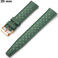 Pulsera de silicona reloj casual verde 20 mm: Envío gratis