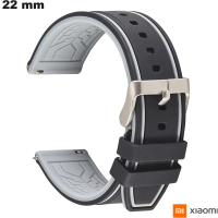 Braccialetto 22 mm Nero Gomma Xiaomi orologio \ Spedizione Gratis da 20€