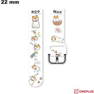 Venta de pulsera OnePlus blanca para reloj inteligente de silicona