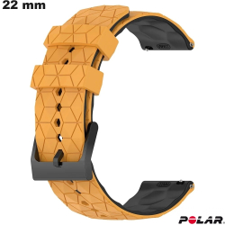 Bracelet Silicone Polar de montre 22mm Orange