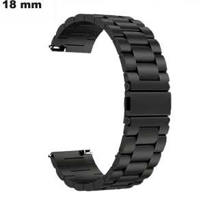 Bracciale in Titanio 18mm Nero per orologio / Spedizione Gratuita
