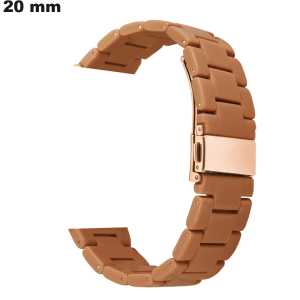 Bracelet Résine 20mm Marron montre / Montage Facile