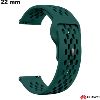 Bracelet Vert 22 mm Huawei Caoutchouc montre
