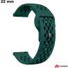 Bracelet Vert 22 mm Huawei Caoutchouc montre