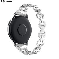 Comprar Bracelete de 18 mm Prateado para relógio de Aço Inoxidável