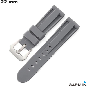Bracciale Garmin Caoutchouc 22mm Grigio orologio intelligente economico