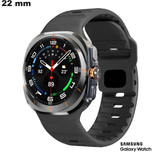 Bracelet 22 mm Gris Samsung Caoutchouc Sport CrossFit de qualité